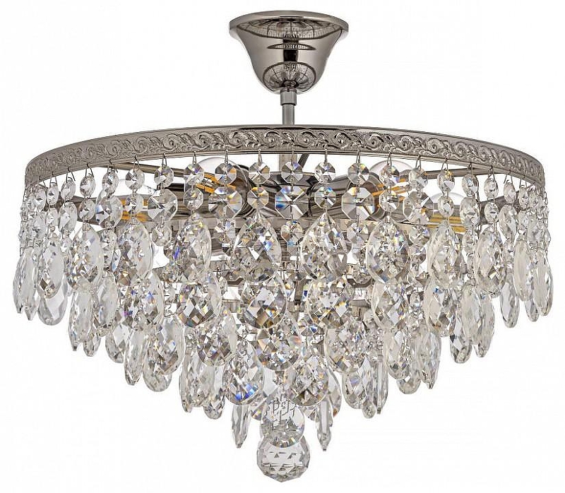 Люстра на штанге Arti Lampadari Castellana Nickel Castellana E 1.3.30.608 N 