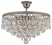 Люстра на штанге Arti Lampadari Castellana Nickel Castellana E 1.3.30.608 N цвет плафона/подвески Прозрачный, цвет арматуры Никель