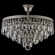 Люстра на штанге Arti Lampadari Castellana Nickel Castellana E 1.3.30.608 N цвет плафона/подвески Прозрачный, цвет арматуры Никель-1