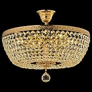 Люстра на штанге Arti Lampadari Castellana Gold Castellana E 1.3.40.501 G цвет плафона/подвески Прозрачный, цвет арматуры Золото-2