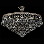 Люстра на штанге Arti Lampadari Castellana Nickel Castellana E 1.3.46.607 N цвет плафона/подвески Прозрачный, цвет арматуры Никель-1