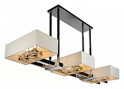 Люстра на штанге iLamp Play CJ0106 CR цвет плафона/подвески Белый, цвет арматуры Хром