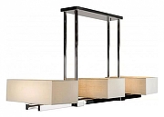 Люстра на штанге iLamp Play CJ0106 CR цвет плафона/подвески Белый, цвет арматуры Хром-1