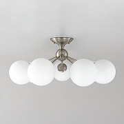 Люстра на штанге Citilux Томми CL102174 цвет плафона/подвески Белый, цвет арматуры Хром-9