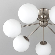 Люстра на штанге Citilux Томми CL102174 цвет плафона/подвески Белый, цвет арматуры Хром-10