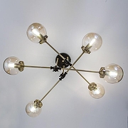 Люстра на штанге Citilux Планета CL105165 цвет плафона/подвески Бежевый, цвет арматуры Черный-8