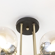 Люстра на штанге Citilux Планета CL105185 цвет плафона/подвески Шампань, цвет арматуры Бронза-10