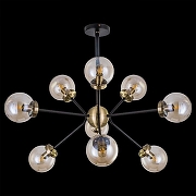 Люстра на штанге Citilux Планета CL105295 цвет плафона/подвески Бежевый, цвет арматуры Бронза-1