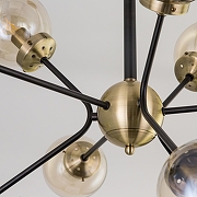 Люстра на штанге Citilux Планета CL105295 цвет плафона/подвески Бежевый, цвет арматуры Бронза-4