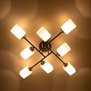 Люстра Citilux Генри CL130285 цвет плафона/подвески Белый, цвет арматуры Черный-6