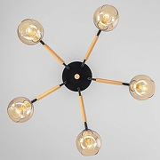 Люстра Citilux T1ka CL133151 цвет плафона/подвески Бежевый, цвет арматуры Черный-6