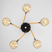 Люстра Citilux T1ka CL133151 цвет плафона/подвески Бежевый, цвет арматуры Черный-8