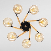 Люстра Citilux T1ka CL133171 цвет плафона/подвески Бежевый, цвет арматуры Черный-6