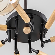 Люстра Citilux T1ka CL133171 цвет плафона/подвески Бежевый, цвет арматуры Черный-10