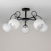 Люстра на штанге Citilux Стивен CL141251 цвет плафона/подвески Белый, цвет арматуры Черный-2