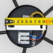 Люстра на штанге Citilux Стивен CL141251 цвет плафона/подвески Белый, цвет арматуры Черный-9