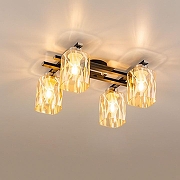 Люстра Citilux Сафари CL145241 цвет плафона/подвески Прозрачный, цвет арматуры Коричневый-2