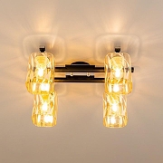 Люстра Citilux Сафари CL145241 цвет плафона/подвески Прозрачный, цвет арматуры Коричневый-5