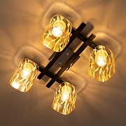 Люстра Citilux Сафари CL145241 цвет плафона/подвески Прозрачный, цвет арматуры Коричневый-8