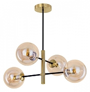 Люстра на штанге Citilux Лорен CL146243 цвет плафона/подвески Бежевый, цвет арматуры Бронза