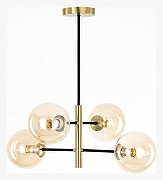 Люстра на штанге Citilux Лорен CL146243 цвет плафона/подвески Бежевый, цвет арматуры Бронза-1