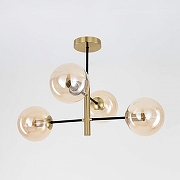 Люстра на штанге Citilux Лорен CL146243 цвет плафона/подвески Бежевый, цвет арматуры Бронза-4