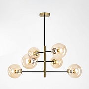 Люстра на штанге Citilux Лорен CL146263 цвет плафона/подвески Бежевый, цвет арматуры Бронза-5