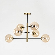 Люстра на штанге Citilux Лорен CL146263 цвет плафона/подвески Бежевый, цвет арматуры Бронза-6