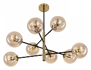 Люстра на штанге Citilux Лорен CL146283 цвет плафона/подвески Бежевый, цвет арматуры Бронза