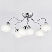 Люстра Citilux Лучиана CL147161 цвет плафона/подвески Белый, цвет арматуры Хром