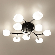 Люстра Citilux Флорида CL148195 цвет плафона/подвески Белый, цвет арматуры Хром, Черный-12