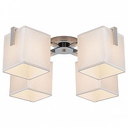 Люстра Citilux Стенли CL465141 цвет плафона/подвески Бежевый, цвет арматуры Хром