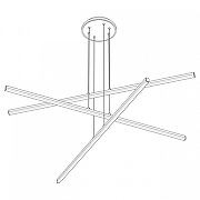 Люстра Citilux Trent CL203731 цвет плафона/подвески Черный, цвет арматуры Черный-1