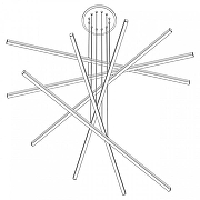 Люстра Citilux Trent CL203760 цвет плафона/подвески Белый, цвет арматуры Белый-1