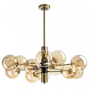 Люстра Citilux Нарда CL204190 цвет плафона/подвески Оранжевый, цвет арматуры Бронза, Черный-3