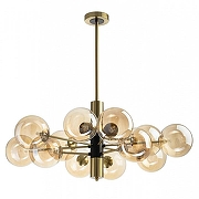 Люстра Citilux Нарда CL204190 цвет плафона/подвески Оранжевый, цвет арматуры Бронза, Черный-4