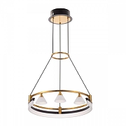 Люстра Citilux HELLY CL211042 цвет плафона/подвески Белый, цвет арматуры Бронза, Черный-3