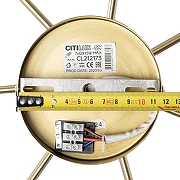 Люстра на штанге Citilux Tonga CL212173 цвет плафона/подвески Белый, цвет арматуры Бронза-8