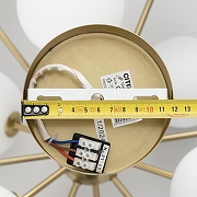 Люстра на штанге Citilux Tonga CL212183 цвет плафона/подвески Белый, цвет арматуры Бронза-9