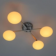 Люстра Citilux Atman Smart CL226A141 цвет плафона/подвески Белый, цвет арматуры Хром-3