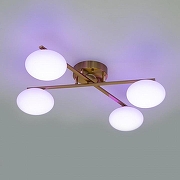 Люстра Citilux Atman Smart CL226A143 цвет плафона/подвески Белый, цвет арматуры Бронза-4