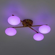 Люстра Citilux Atman Smart CL226A143 цвет плафона/подвески Белый, цвет арматуры Бронза-5