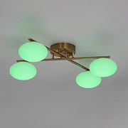 Люстра Citilux Atman Smart CL226A143 цвет плафона/подвески Белый, цвет арматуры Бронза-6