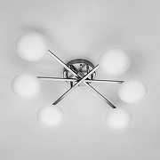 Люстра Citilux Atman Smart CL226A161 цвет плафона/подвески Белый, цвет арматуры Хром-6