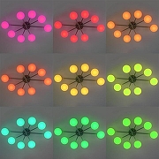 Люстра Citilux Atman Smart CL226A181 цвет плафона/подвески Белый, цвет арматуры Хром-8