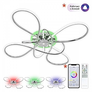 Люстра Citilux Джемини CL229B141E цвет плафона/подвески Белый, Хром, цвет арматуры Хром-1