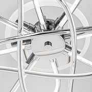 Люстра Citilux Джемини CL229B141E цвет плафона/подвески Белый, Хром, цвет арматуры Хром-10