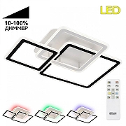 Люстра Citilux Тринити CL238231E цвет плафона/подвески Белый, Черный, цвет арматуры Белый-1