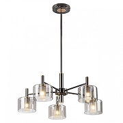 Люстра на штанге Citilux ELAN CL241151 цвет плафона/подвески Светло-серый, цвет арматуры Золото, Хром-2