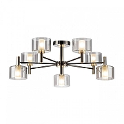 Люстра на штанге Citilux ELAN CL241171 цвет плафона/подвески Светло-серый, цвет арматуры Золото, Хром-9